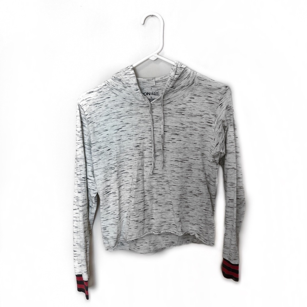 Grey light hoodie kids